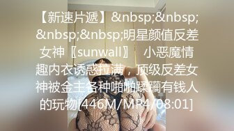 【新速片遞】&nbsp;&nbsp;&nbsp;&nbsp;明星颜值反差女神〖sunwall〗✨小恶魔情趣内衣诱惑拉满，顶级反差女神被金主各种啪啪蹂躏有钱人的玩物[446M/MP4/08:01]