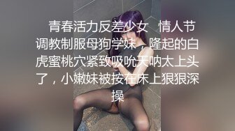 ✿青春活力反差少女✿情人节调教制服母狗学妹，隆起的白虎蜜桃穴紧致吸吮天呐太上头了，小嫩妹被按在床上狠狠深操