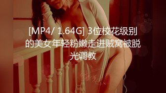 [MP4/ 1.64G] 3位校花级别的美女年轻粉嫩走进贼窝被脱光调教