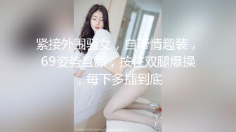 紧接外围骚女，自带情趣装，69姿势互舔，按住双腿爆操，每下多插到底